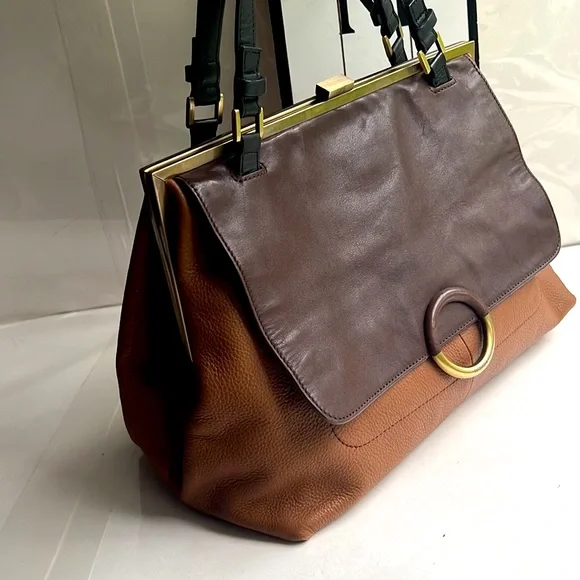 stunning SEQUOIA Paris  brown leather bag - Picture 7 of 13